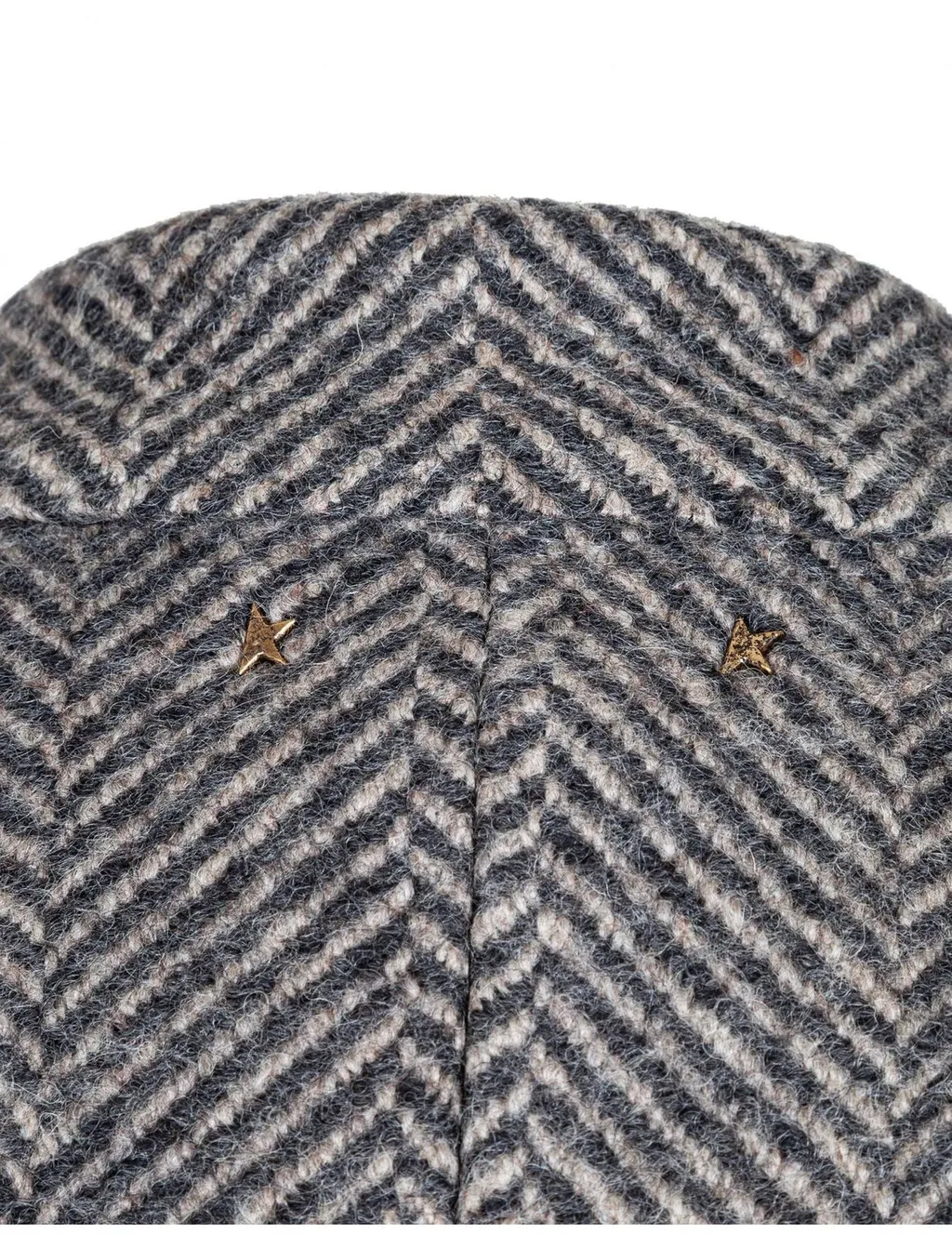 Golden Goose Deluxe Brand Single-Breasted Herringbone Coat