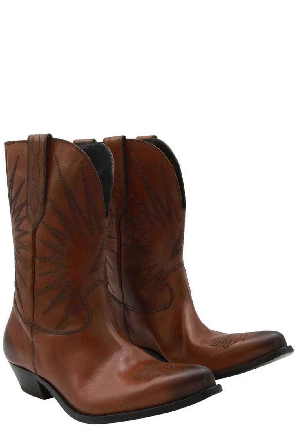 Golden Goose Deluxe Brand Wish Star Embroidered Boots