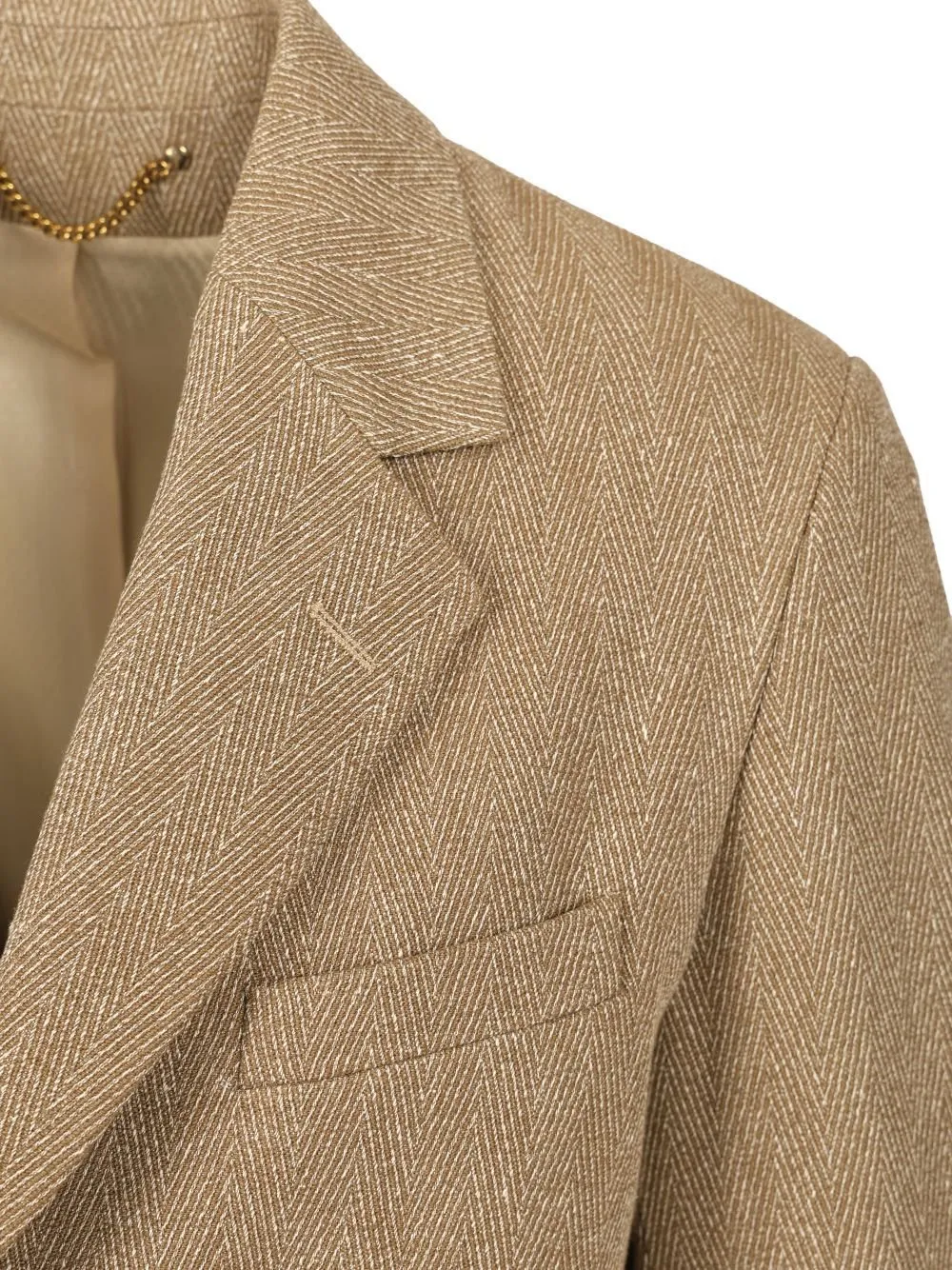 Golden Goose Deluxe Brand Single Breasted Chevron Blazer