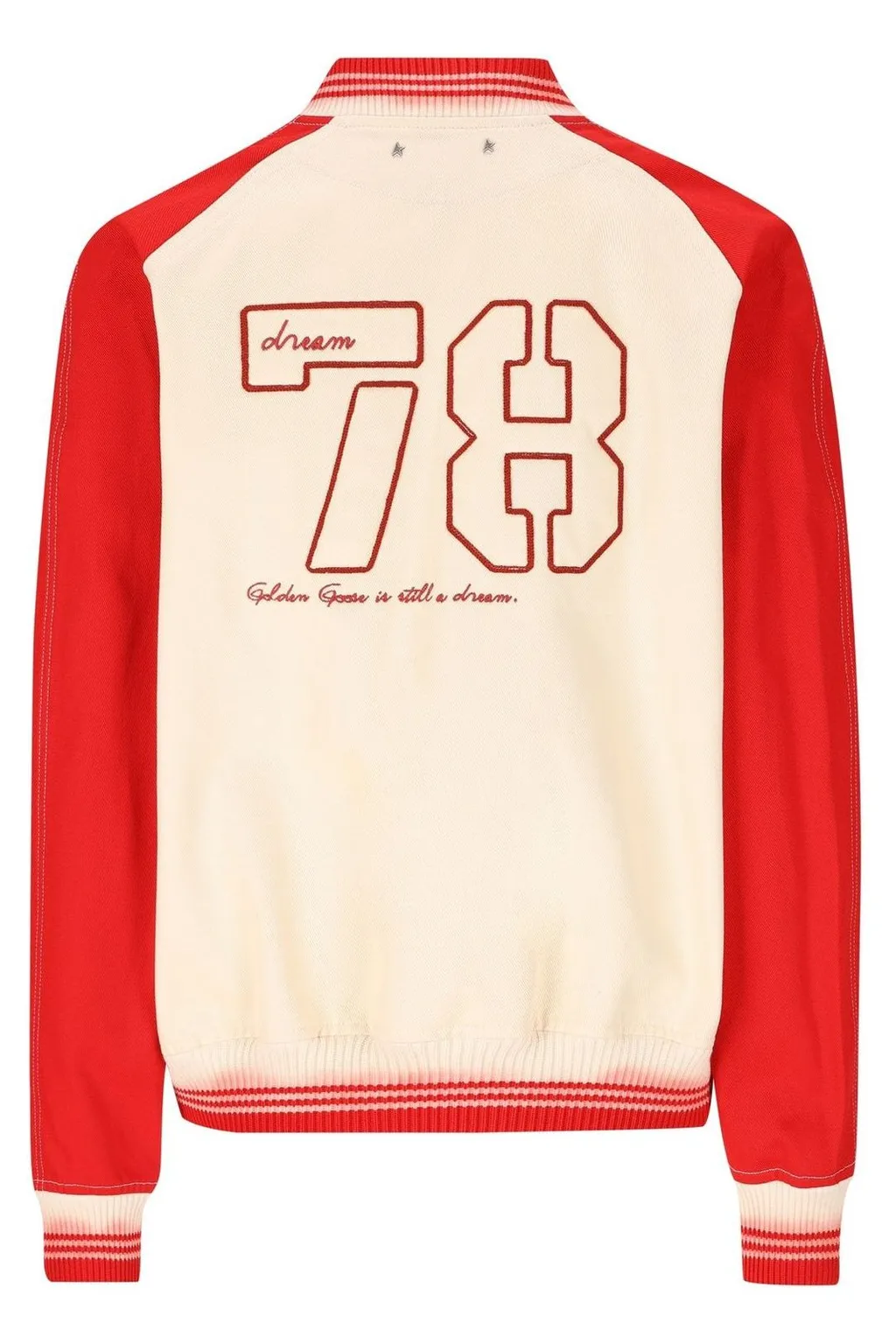 Golden Goose Deluxe Brand Logo Embroidered Bomber Jacket