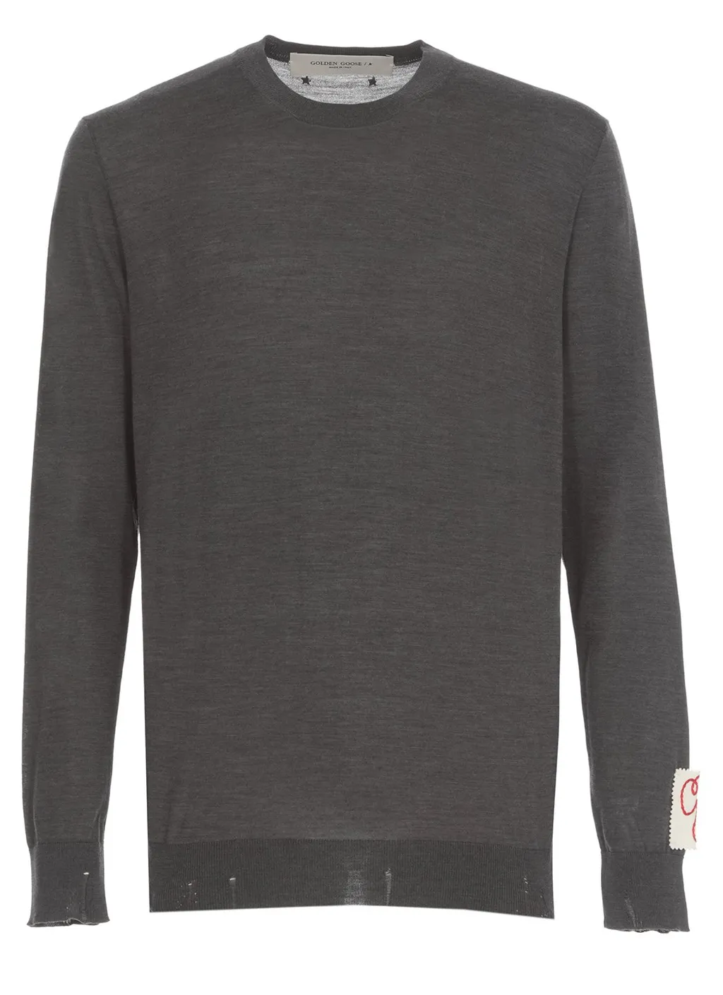 Golden Goose Deluxe Brand Logo Patch Crewneck Jumper