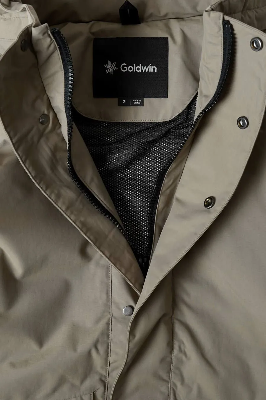 Goldwin Logo Embroidered Layered Jacket