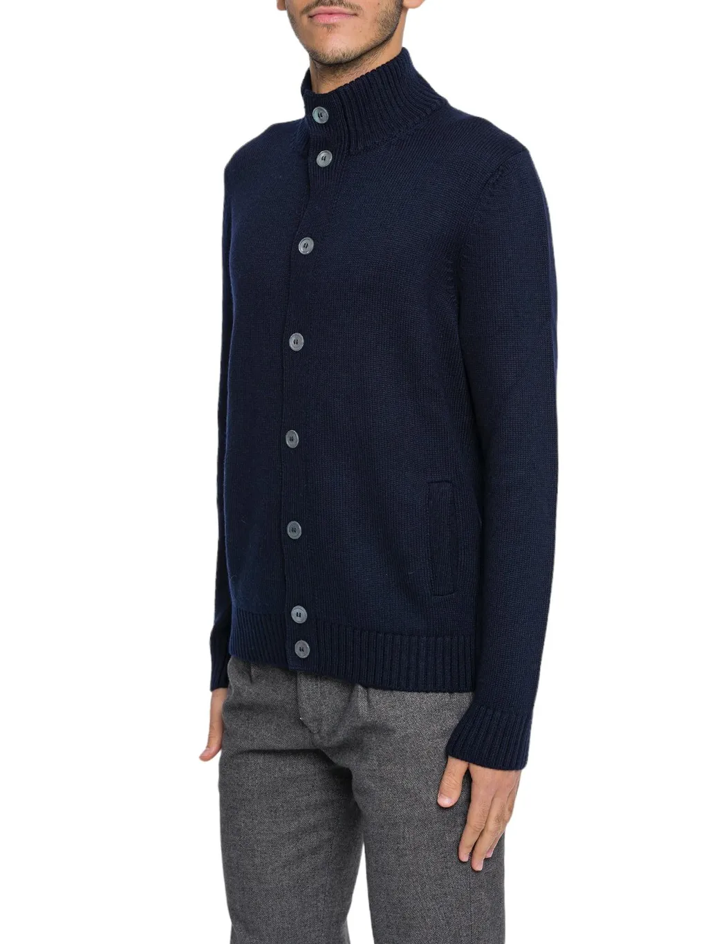 Gran Sasso High-Neck Cardigan