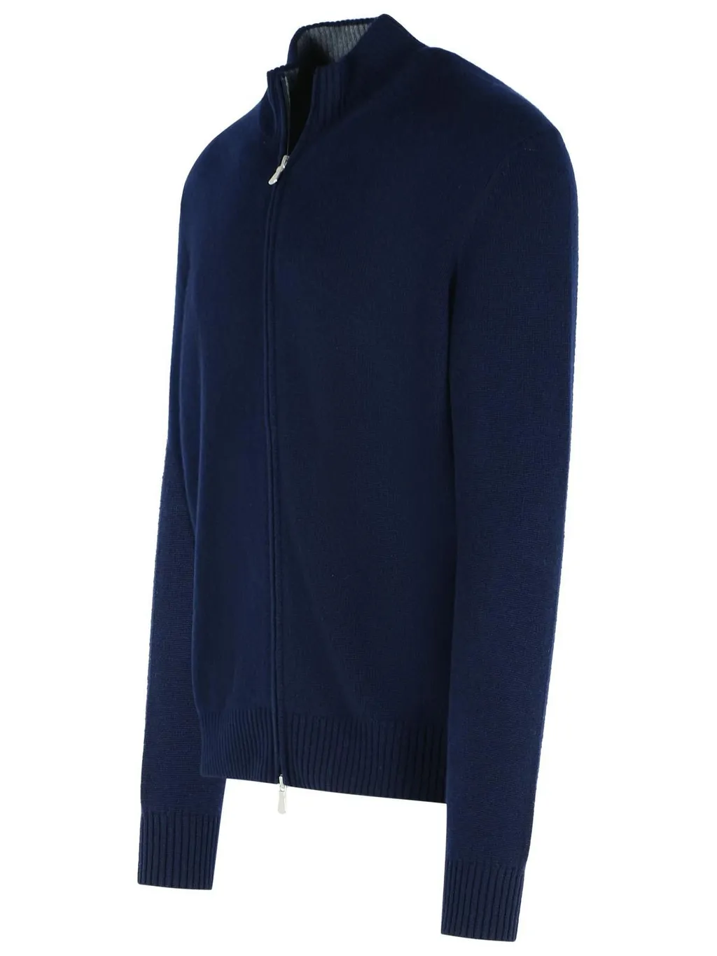 Gran Sasso Zip-Up Knitted Cardigan