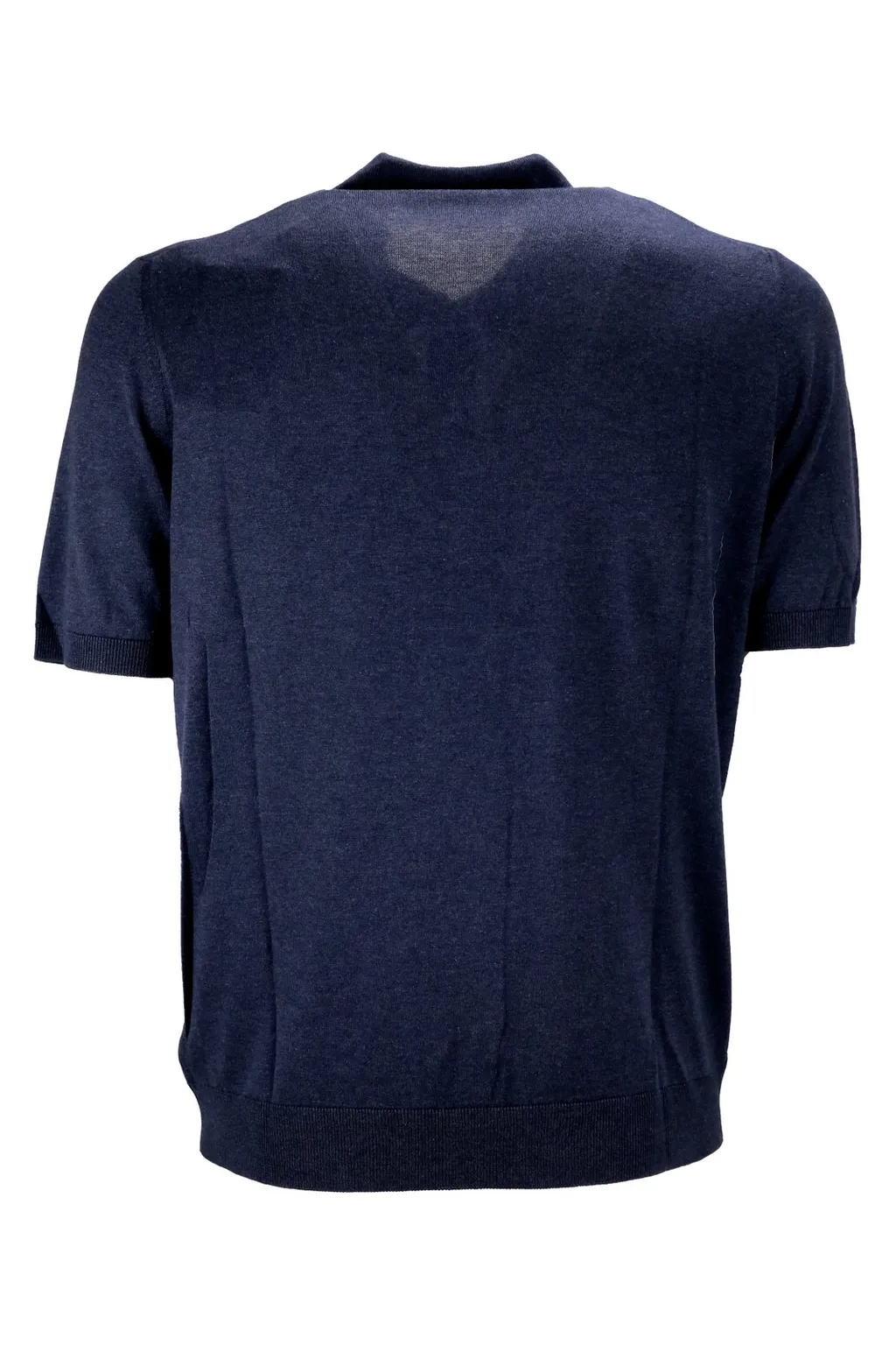Gran Sasso Short Sleeved Knitted Polo Shirt