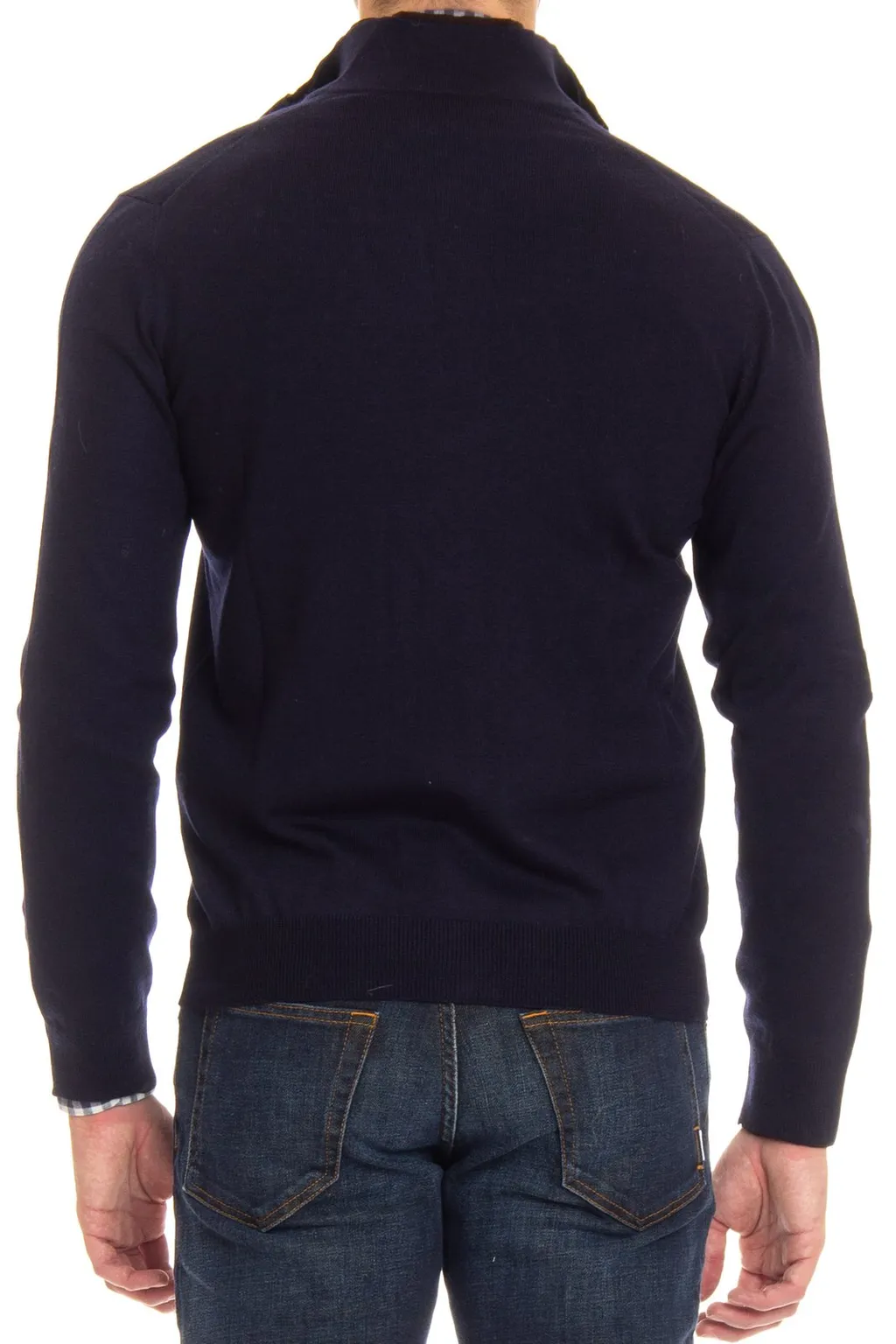 Gran Sasso Long Sleeve Zip-Up Cardigan