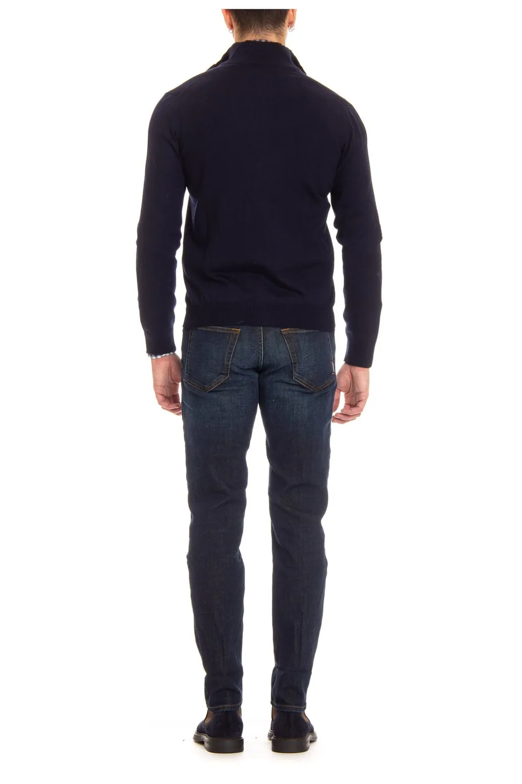 Gran Sasso Long Sleeve Zip-Up Cardigan