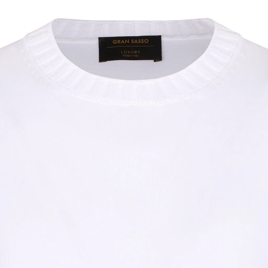 Gran Sasso Crewneck Knitted T-Shirt