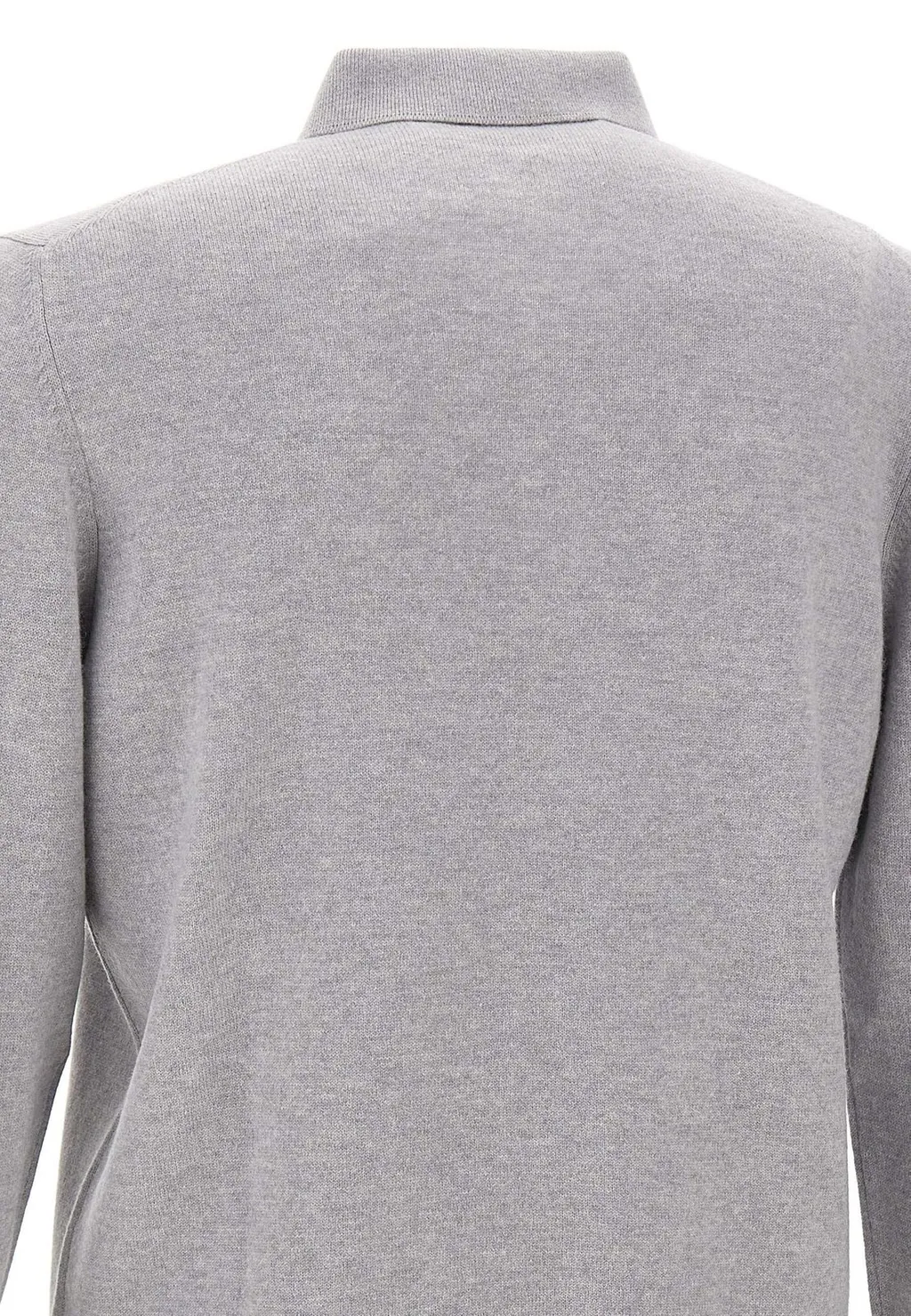 Gran Sasso Long-Sleeved Knitted Polo Shirt