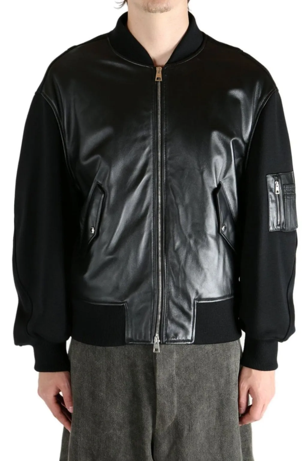Givenchy Leather Bomber Jacket