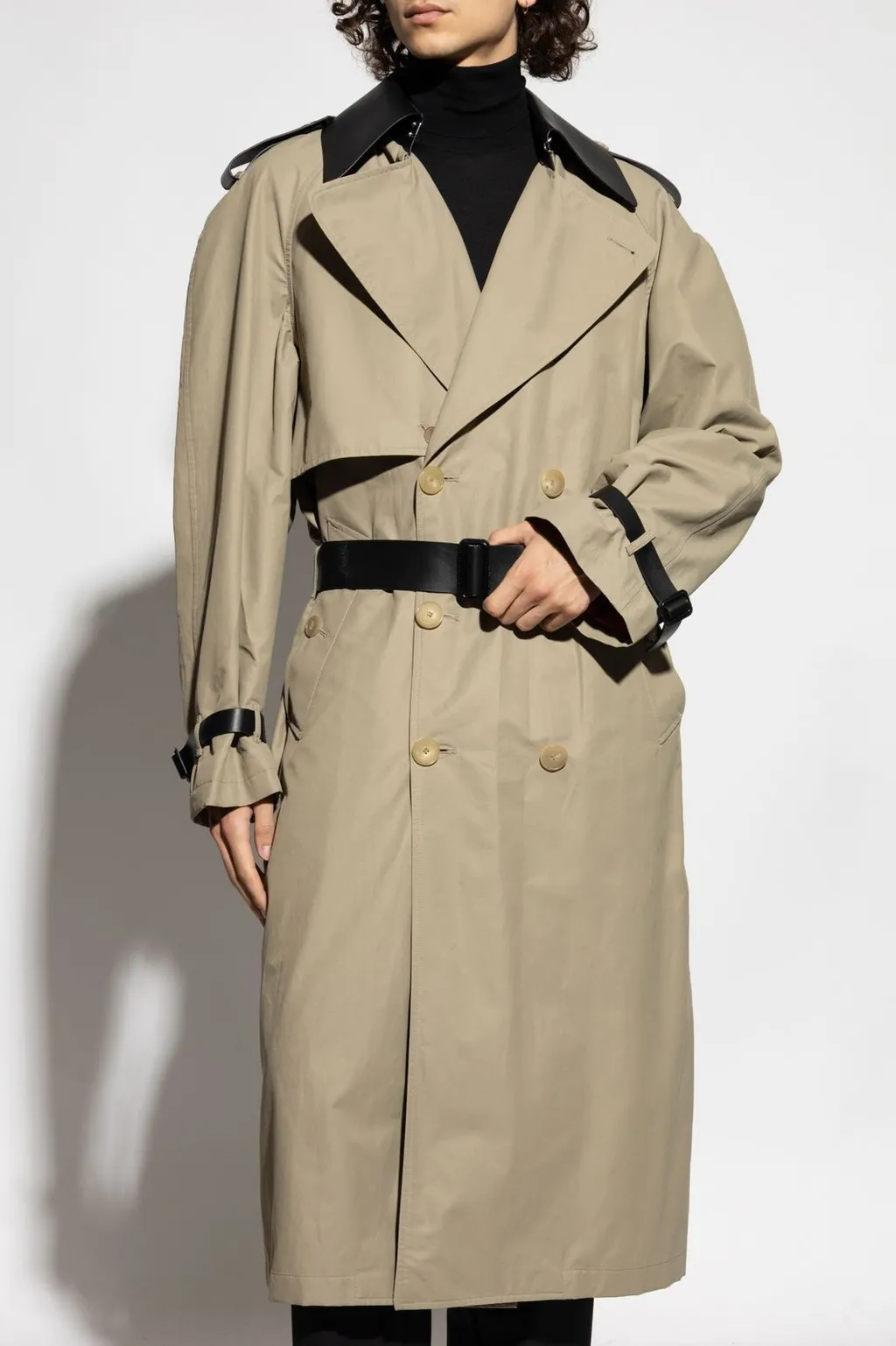 Givenchy Collar Belt Detailed Trench Coat