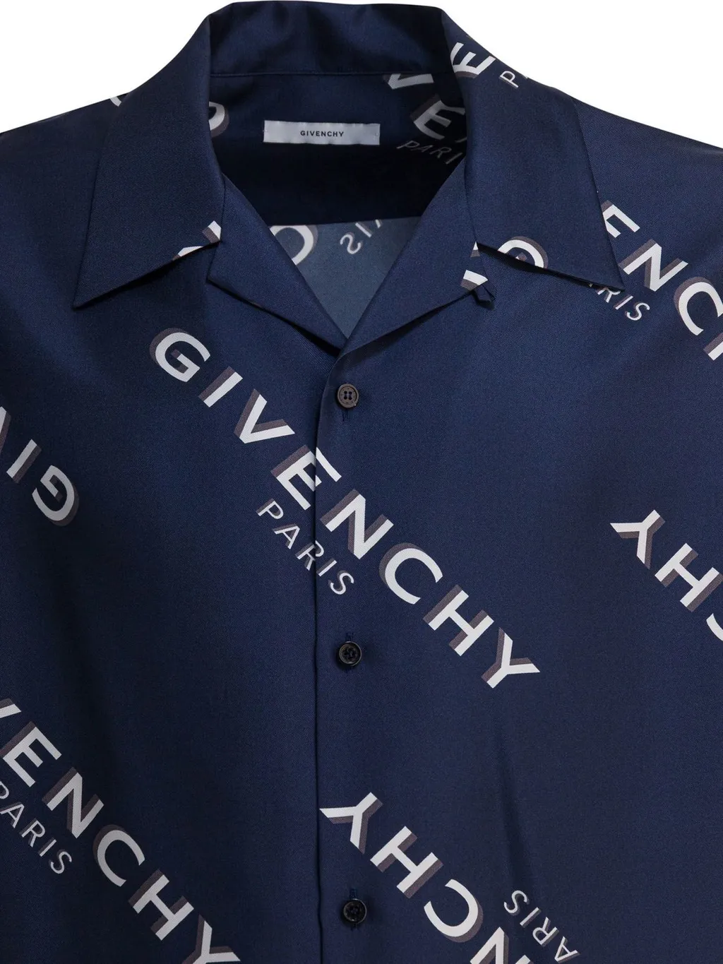 Givenchy	Logo Printed Short-Sleeve Bowling Shirt