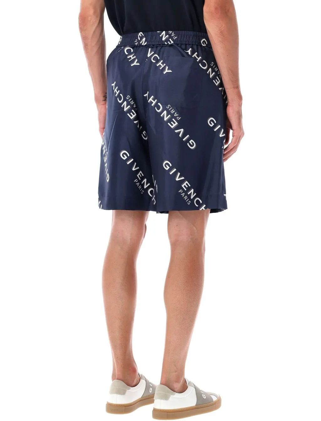 Givenchy Logo Shadow Printed Bermuda Shorts