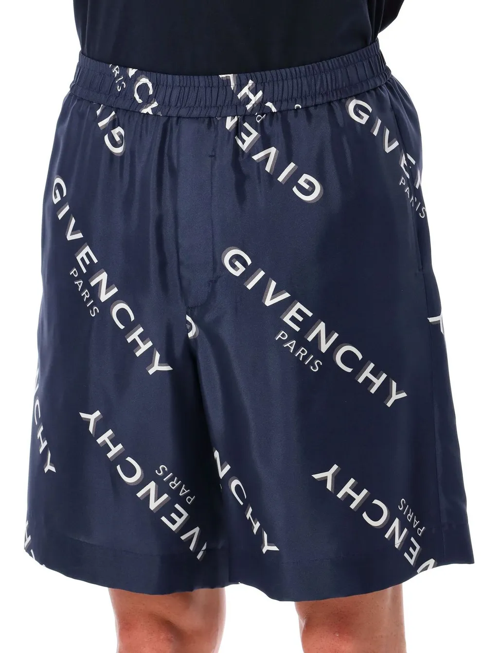 Givenchy Logo Shadow Printed Bermuda Shorts