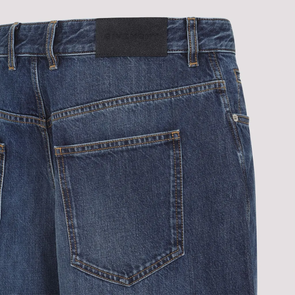 Givenchy Logo Patch Relaxed-Fit Jeans