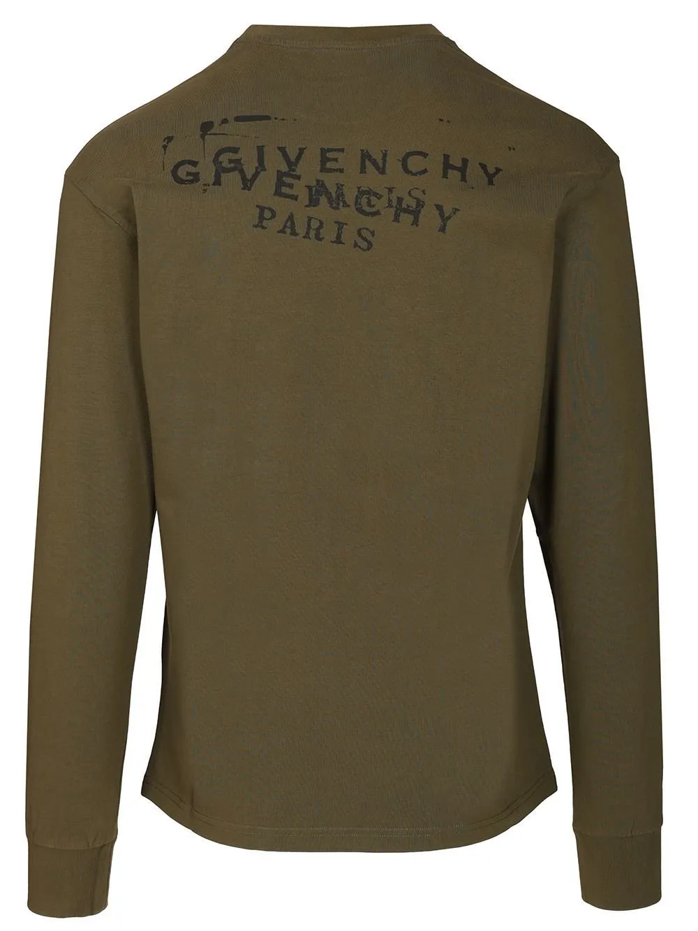 Givenchy Stamp Printed Long-Sleeved T-Shirt