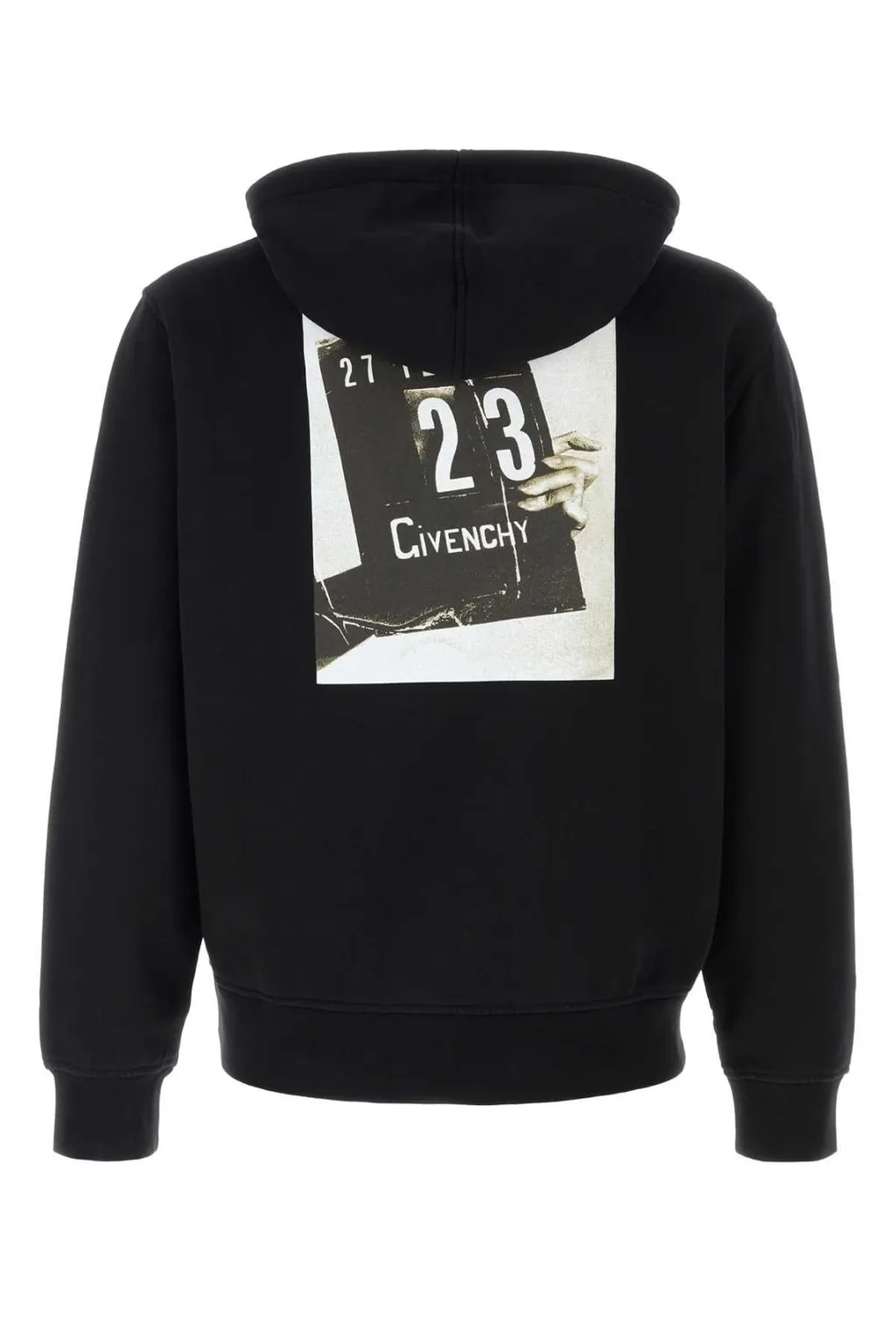 Givenchy Couture Seam Regular Fit Drawstring Hoodie