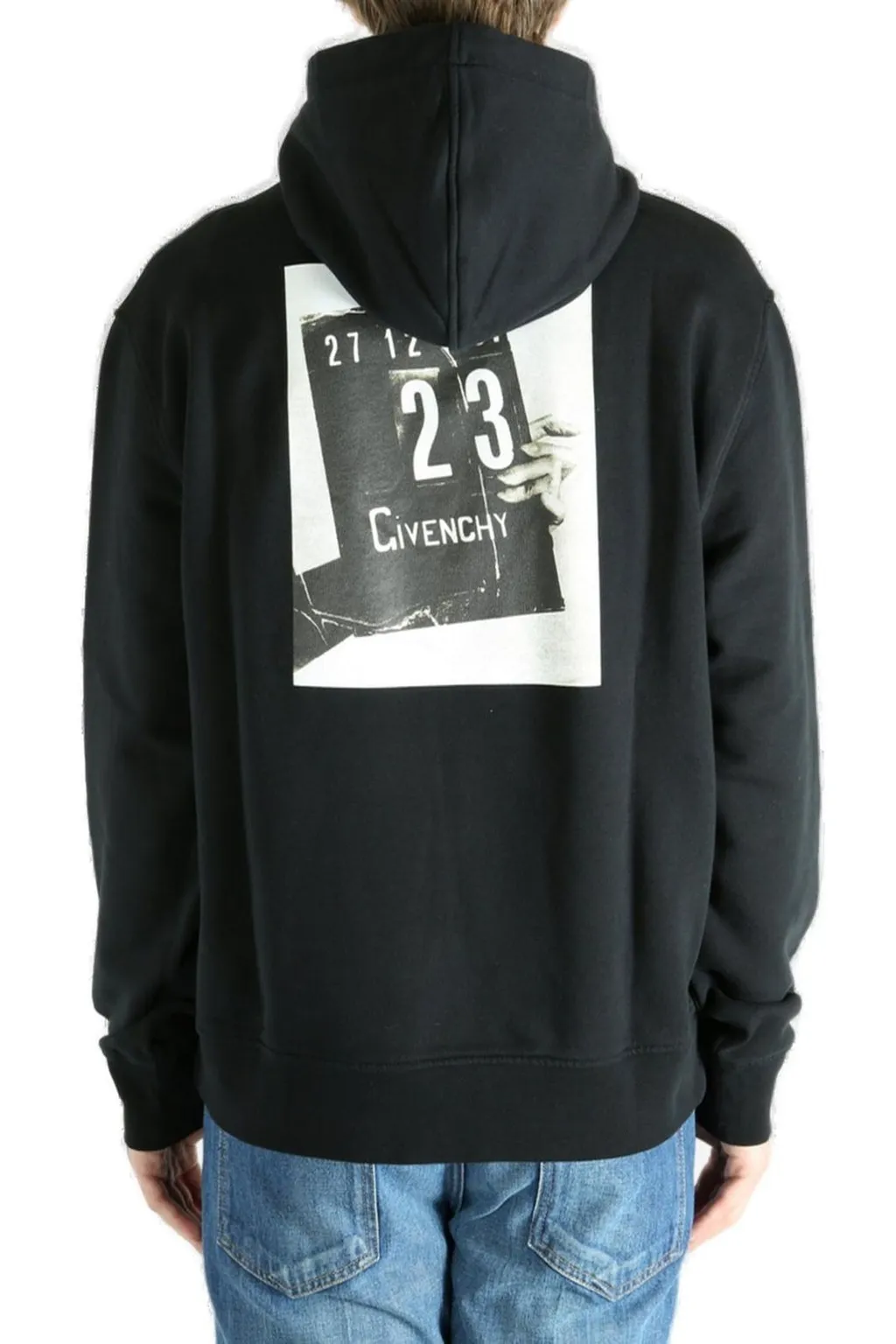 Givenchy Couture Seam Regular Fit Drawstring Hoodie