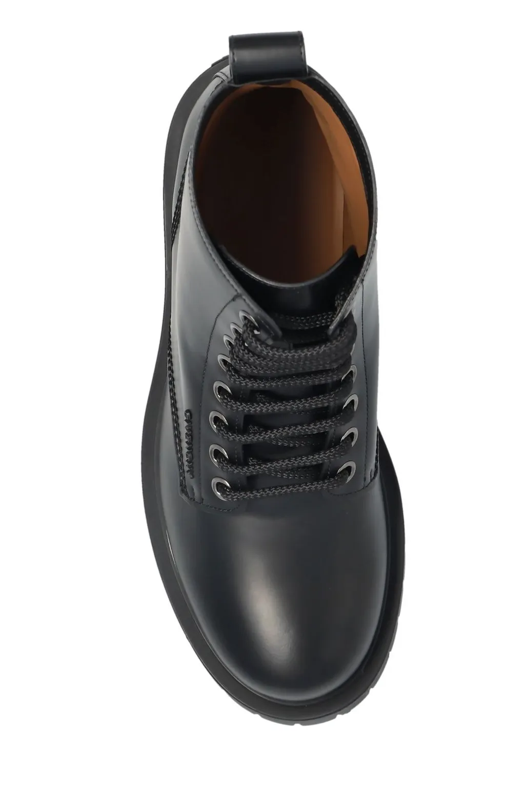 Givenchy Round Toe Lace-Up Boots