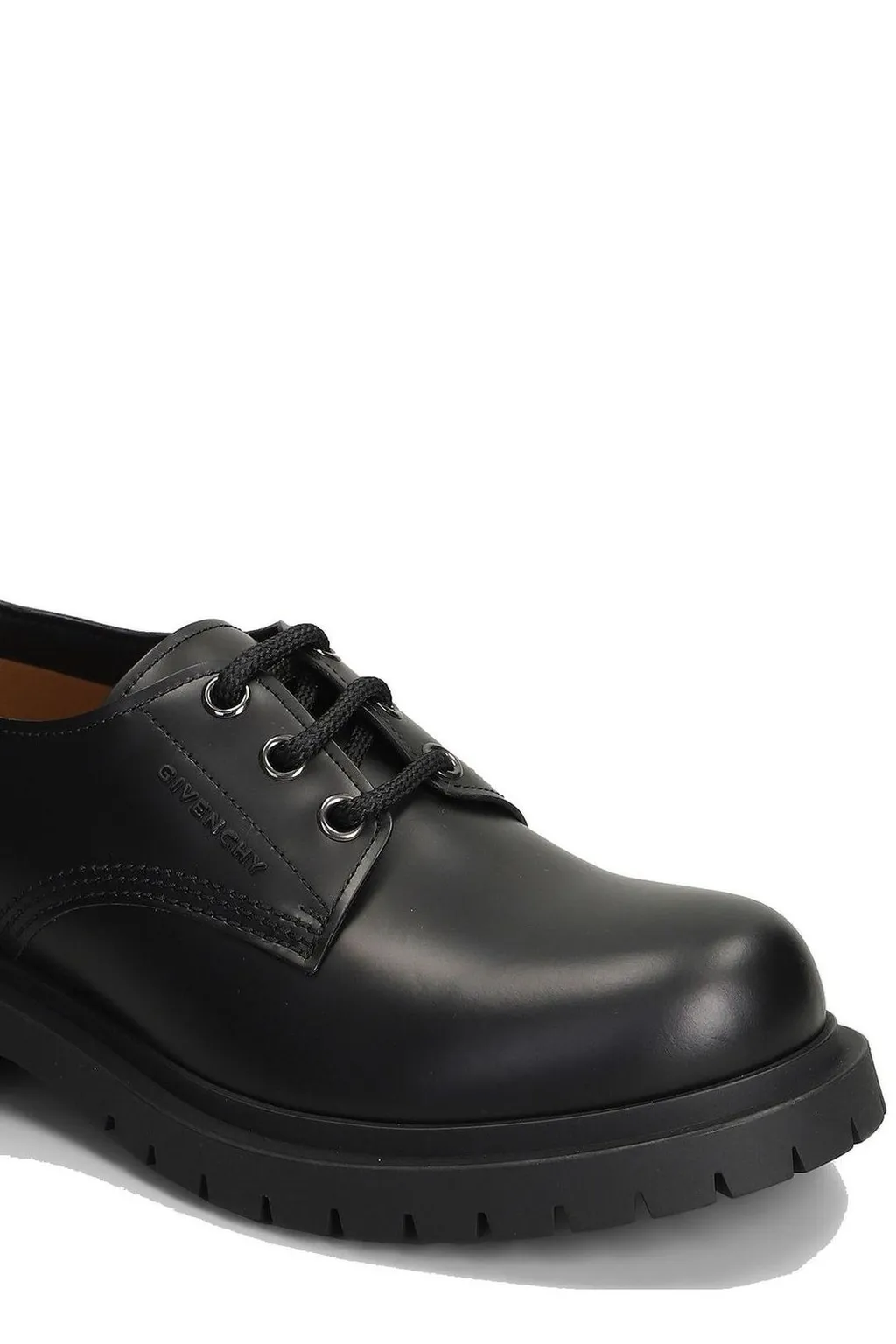 Givenchy Logo Debossed Lace-Up Shoes