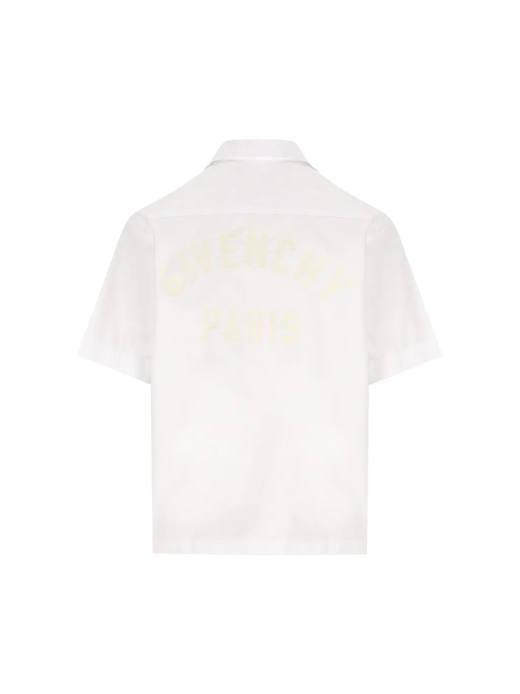 Givenchy Paris Logo Zigzag Stitching Short-Sleeved Shirt