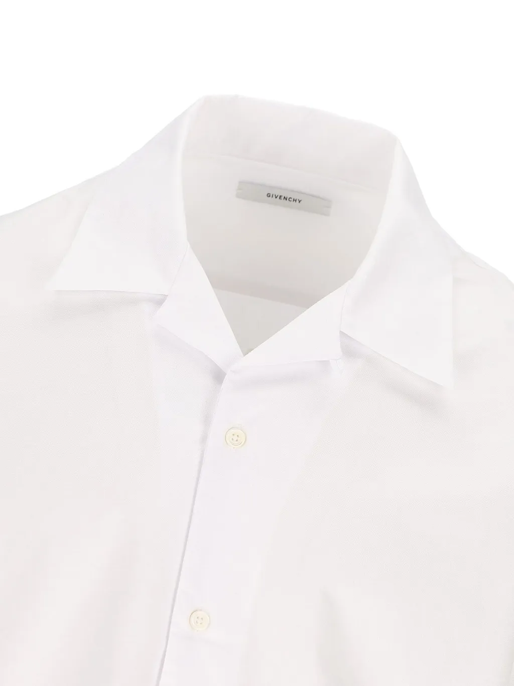 Givenchy Paris Logo Zigzag Stitching Short-Sleeved Shirt