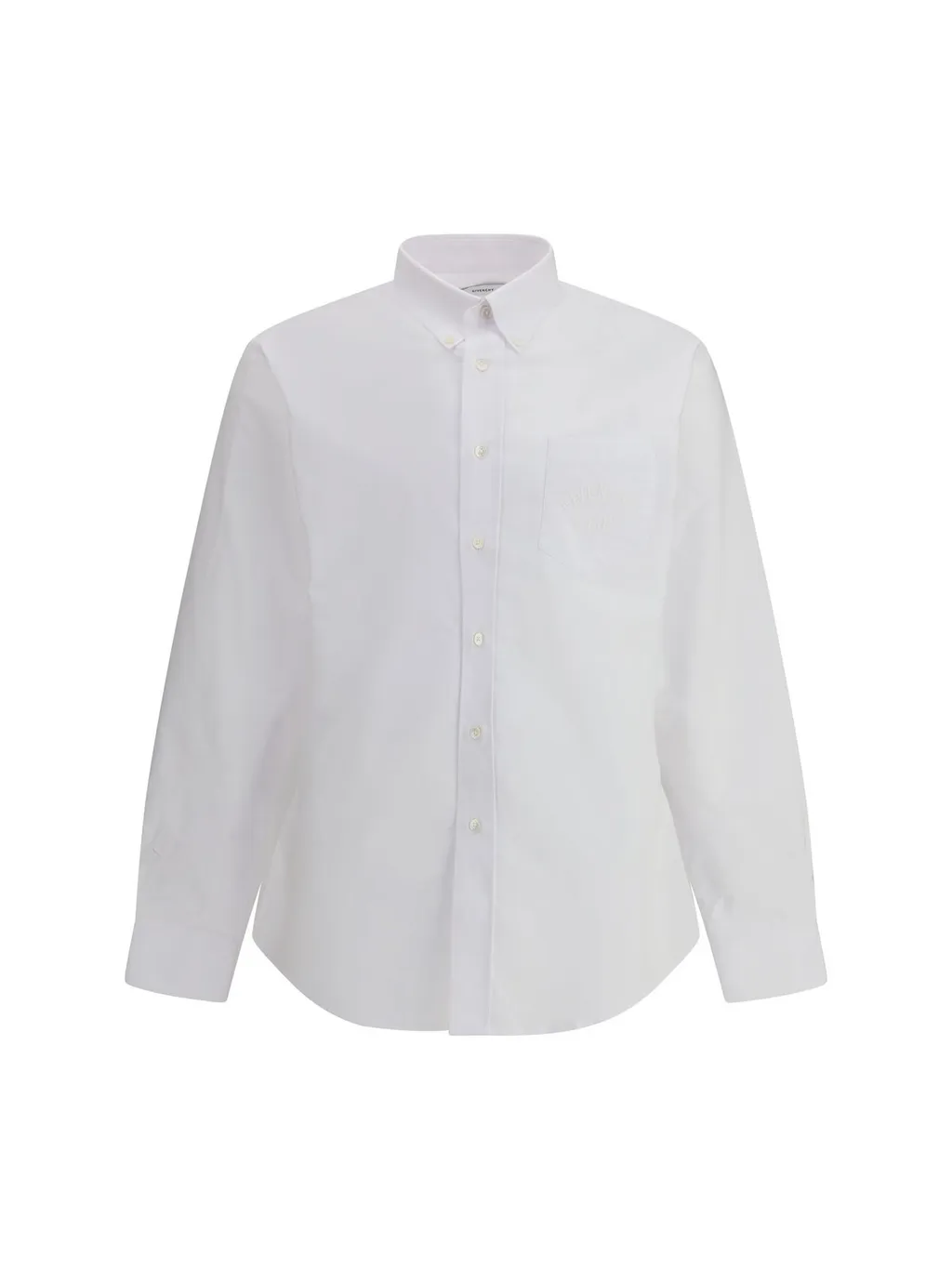Givenchy Paris Logo Embroidered Long-Sleeved Shirt