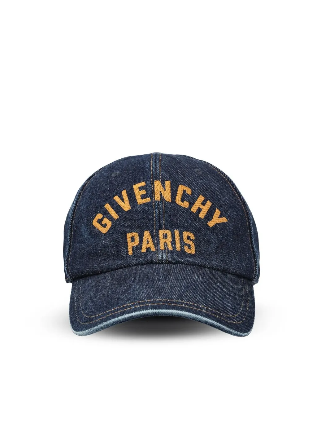 Givenchy Logo Embroidered Denim Baseball Cap