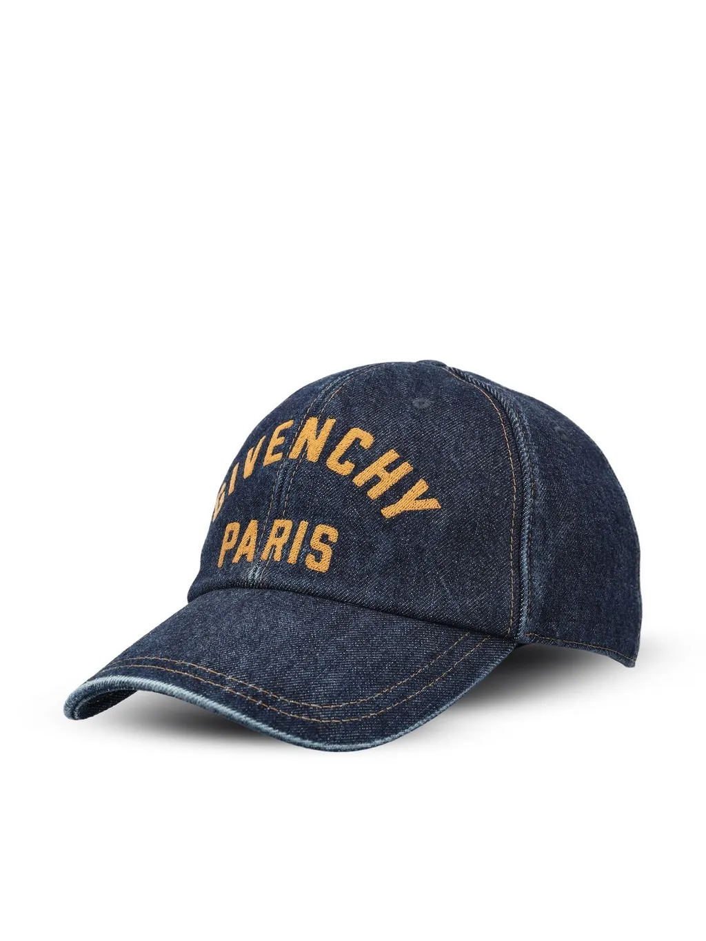 Givenchy Logo Embroidered Denim Baseball Cap