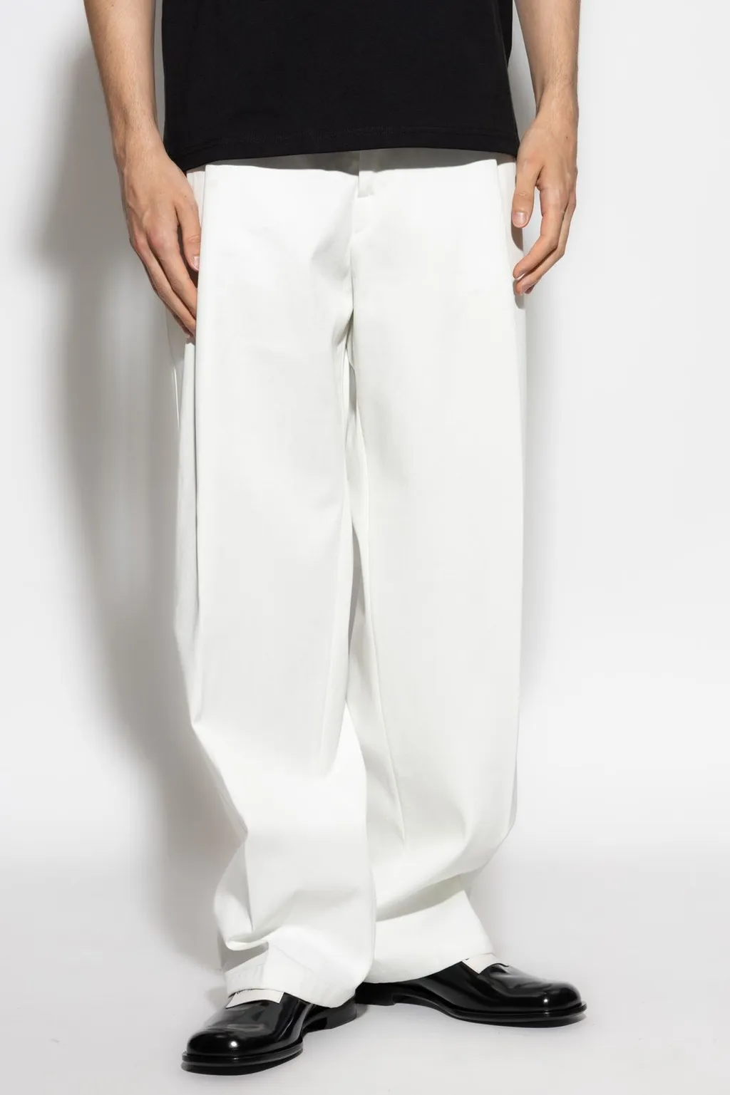 Givenchy Pleated Straight-Leg Trousers