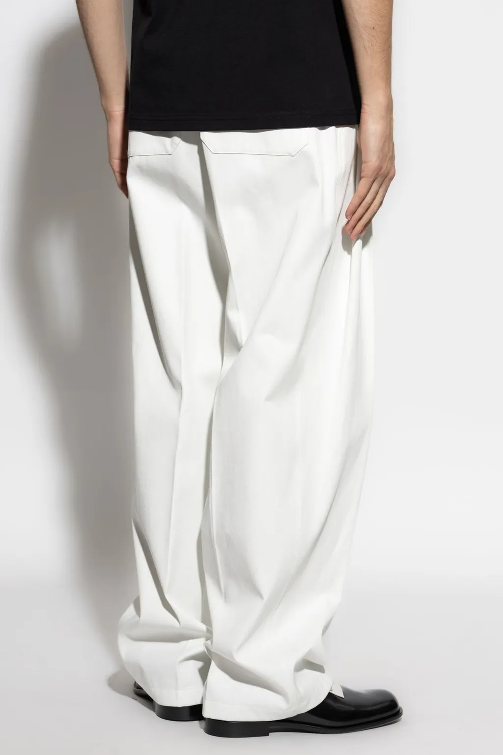 Givenchy Pleated Straight-Leg Trousers