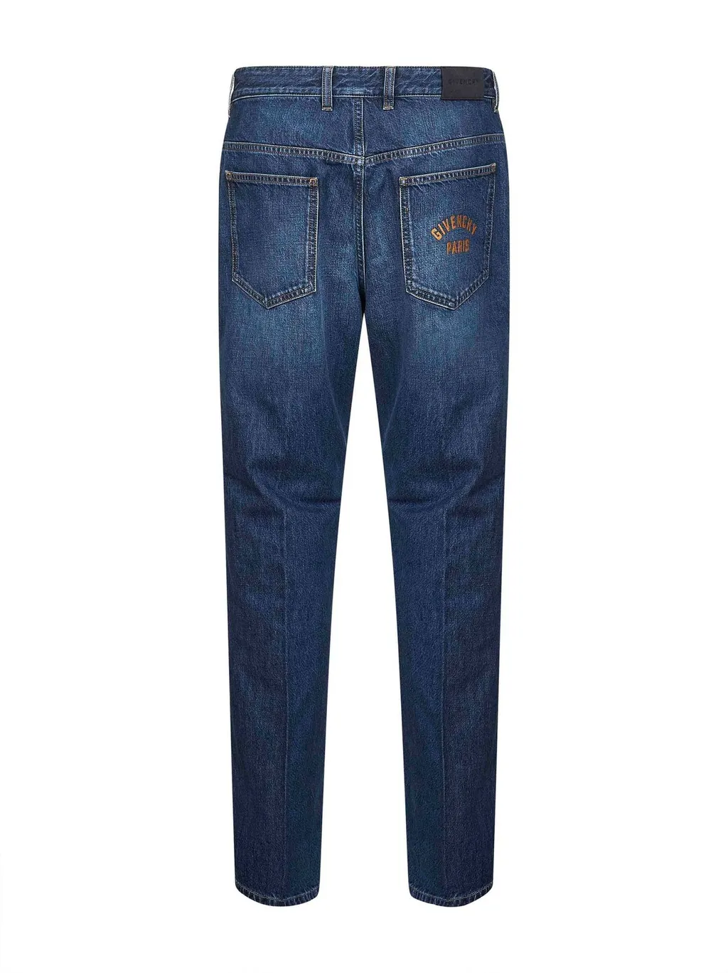 Givenchy Logo Embroidered Straight Leg Jeans