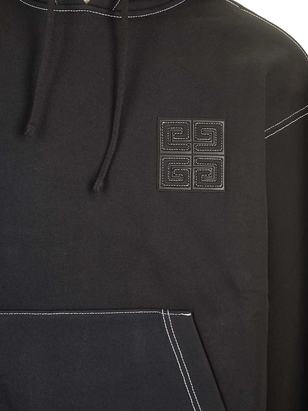 Givenchy Logo Embroidered Drawstring Sweater