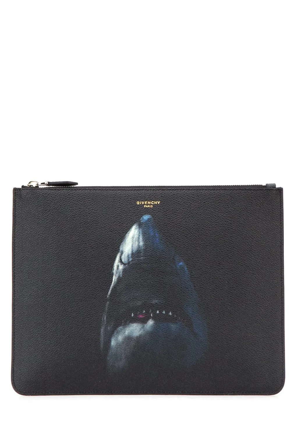 Givenchy Large Shark Print Zip Pouch