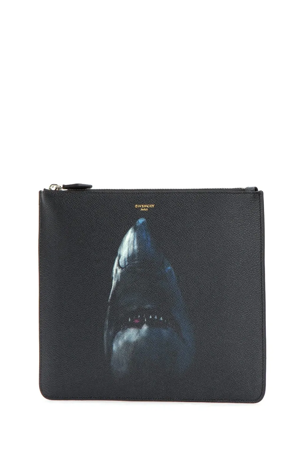 Givenchy Large Shark Print Zip Pouch