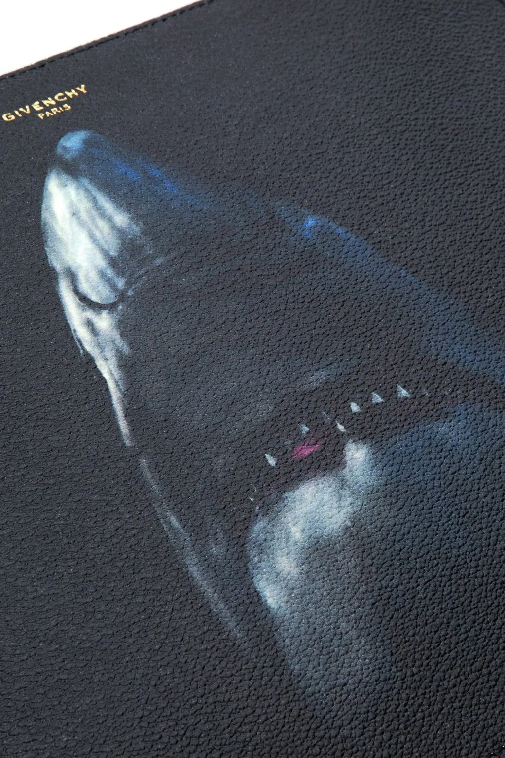 Givenchy Large Shark Print Zip Pouch