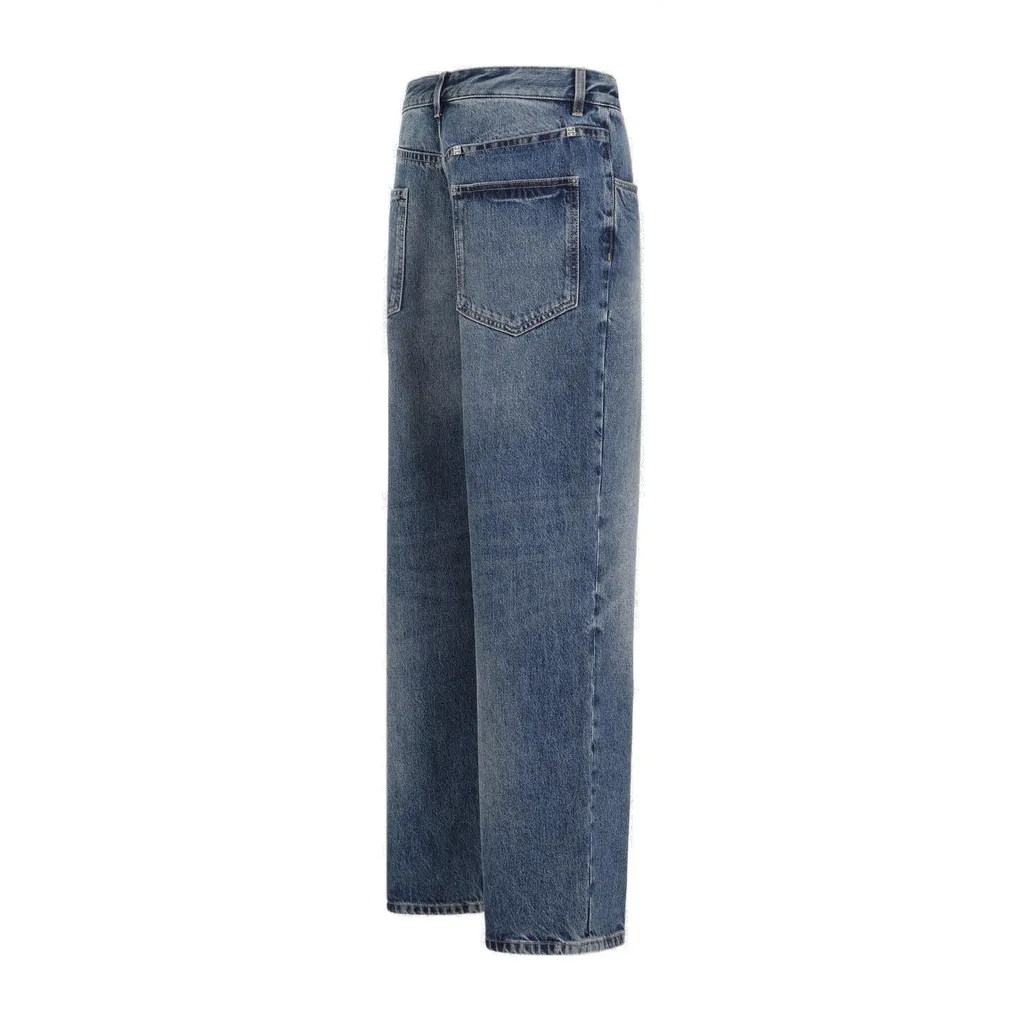 Givenchy Logo Plaque Straight-Leg Jeans