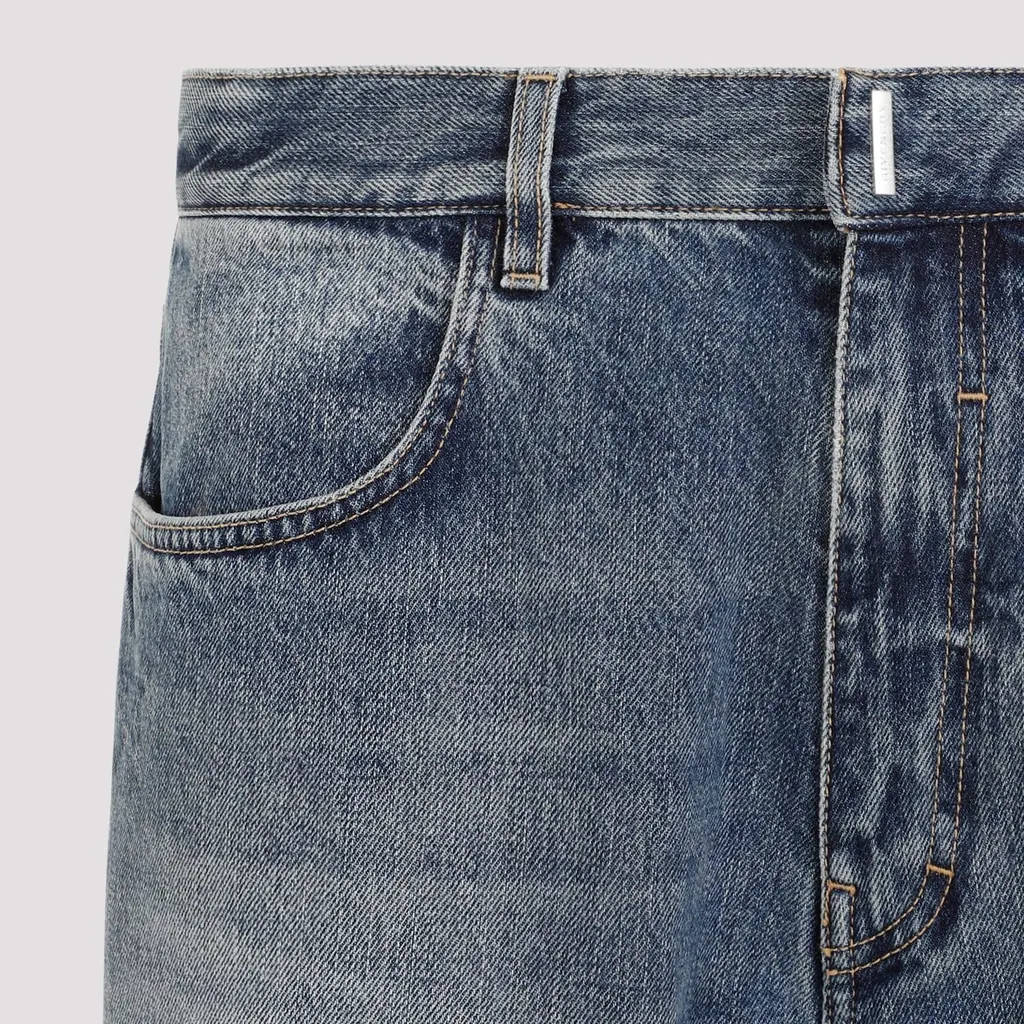 Givenchy Logo Plaque Straight-Leg Jeans