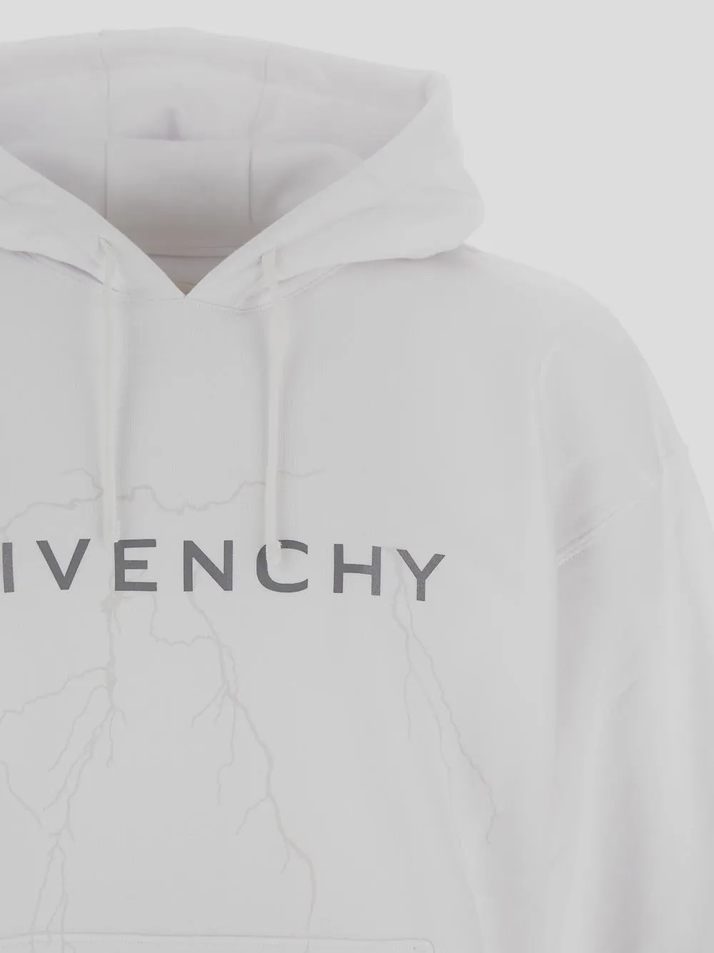 Givenchy Logo Printed Drawstring Hoodie