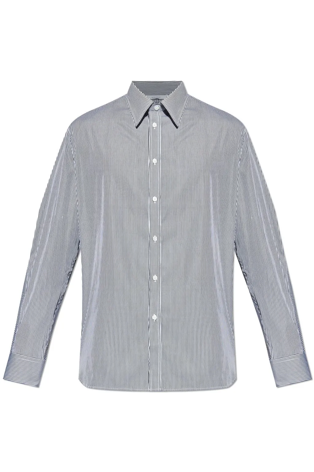 Givenchy Striped Collared Long-Sleeve Shirt