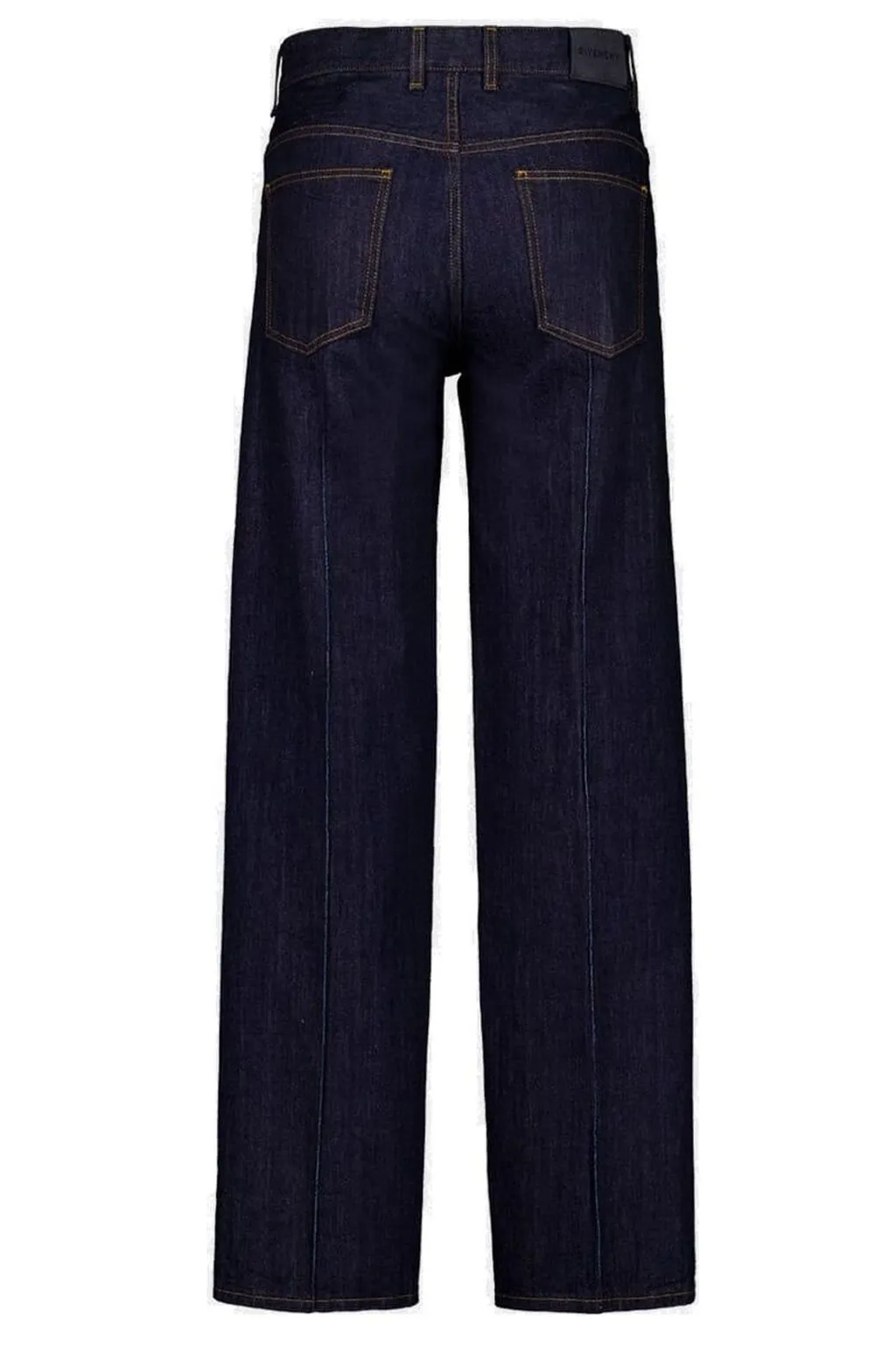 Givenchy Logo Patch Wide-Leg Jeans