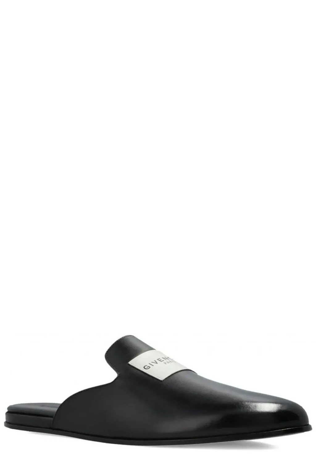 Givenchy Logo Patch Slip-On Flat Shoes