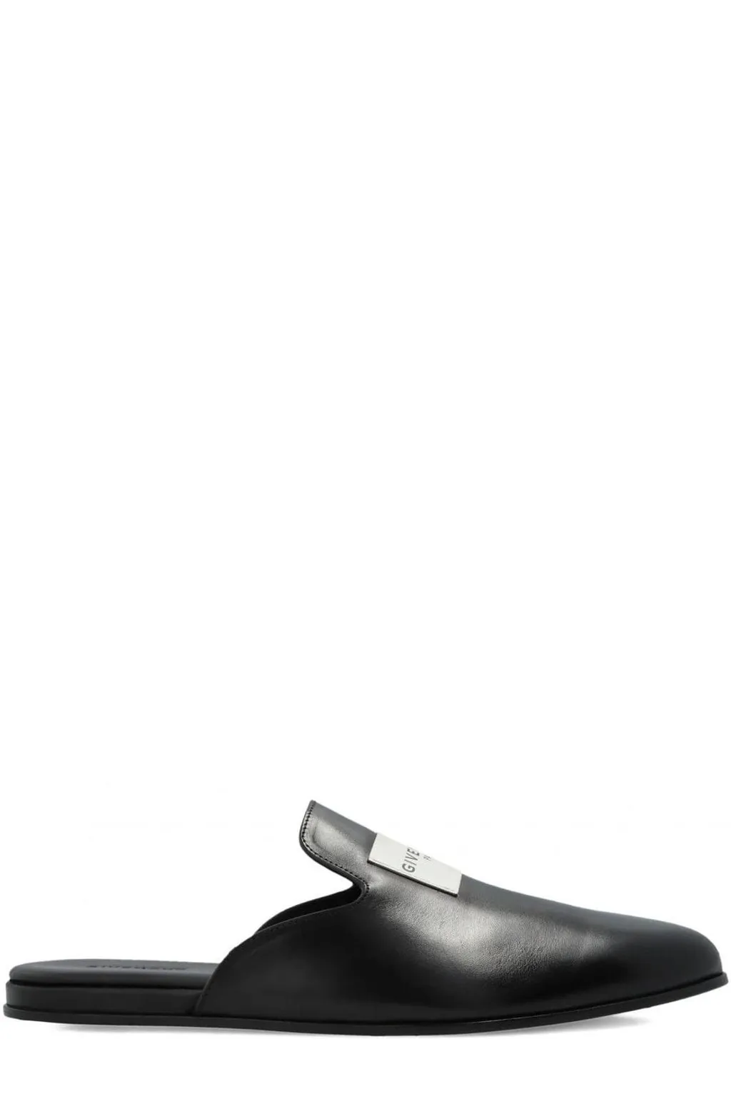 Givenchy Logo Patch Slip-On Flat Shoes