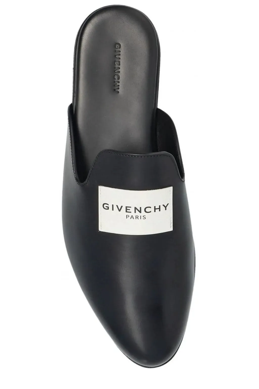 Givenchy Logo Patch Slip-On Flat Shoes