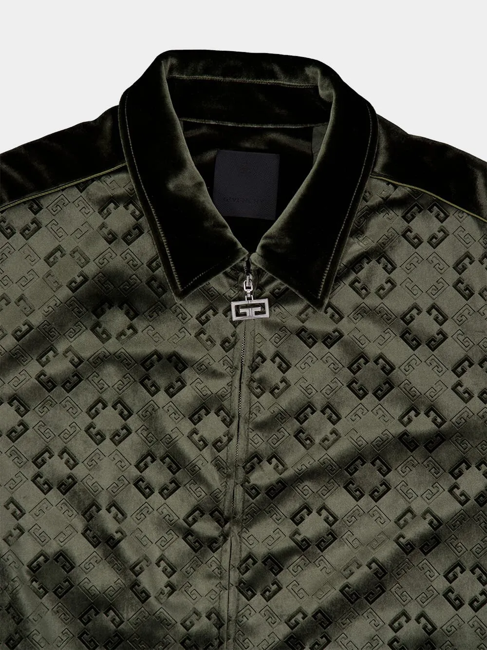 Givenchy Monogram Velvet Jacket