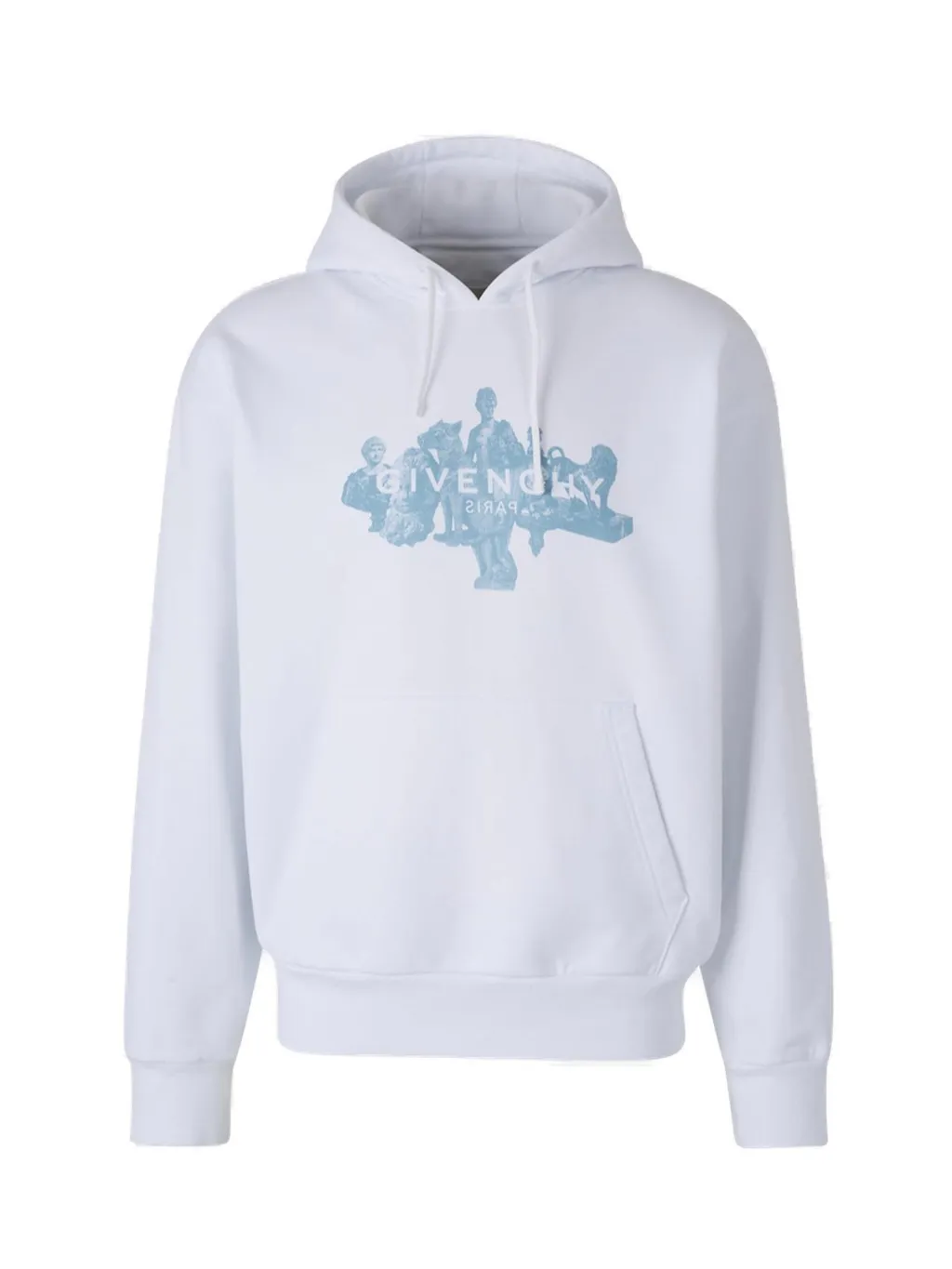 Givenchy Logo Printed Drawstring Hoodie