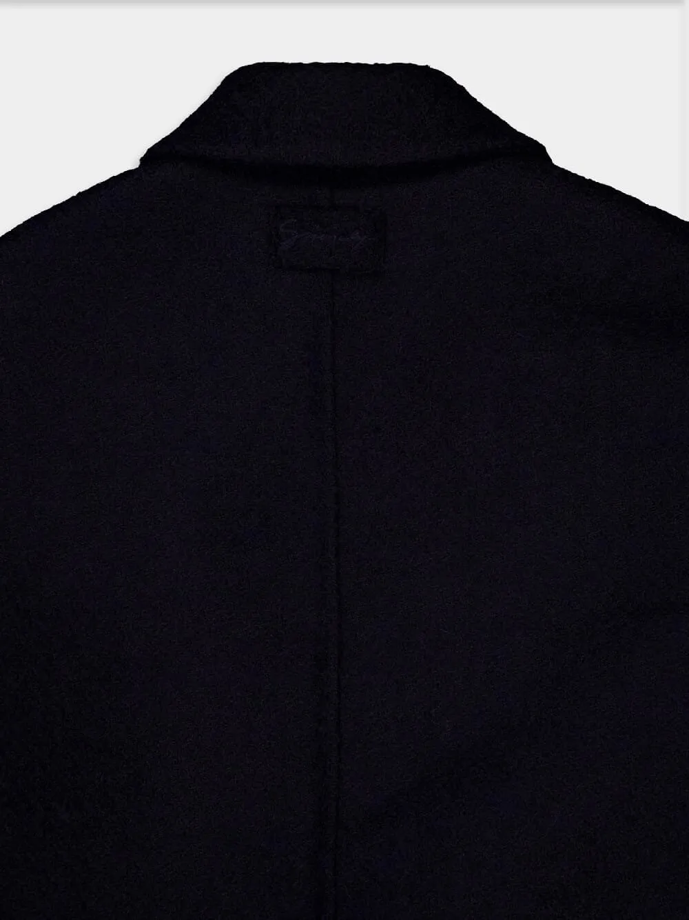 Givenchy Logo Patch Single-Breasted Coat
