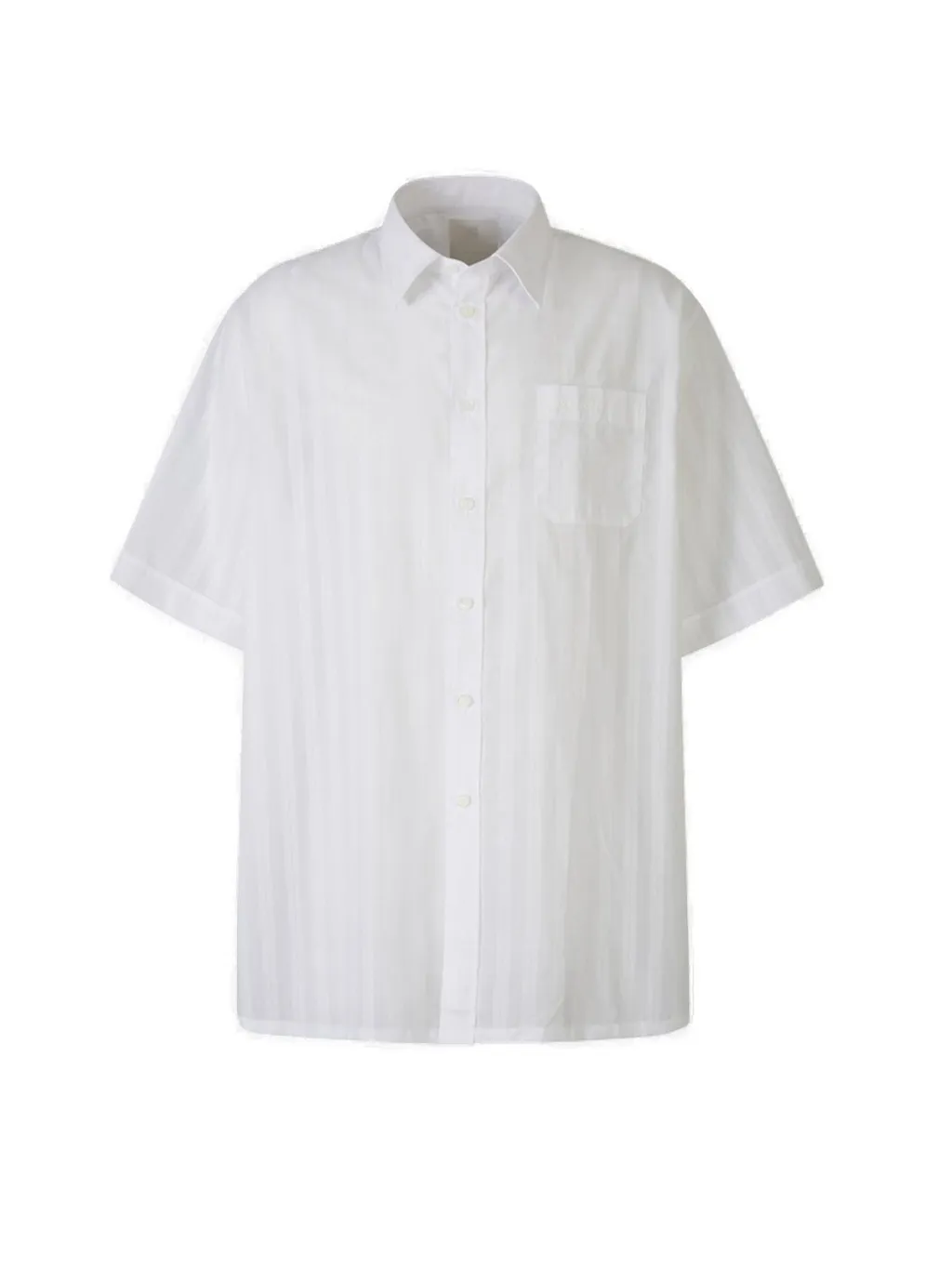 Givenchy Striped Chiffon Shirt