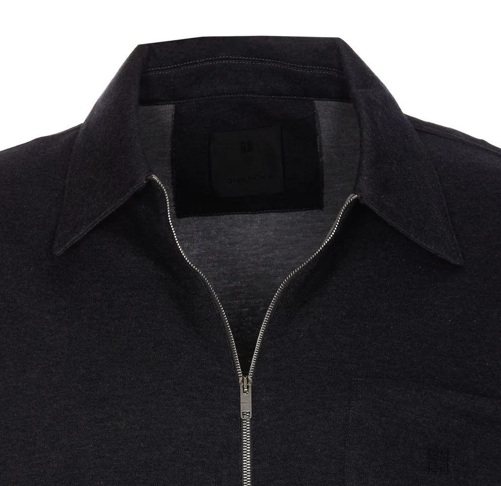 Givenchy Zip-Up Long-Sleeved Shirt