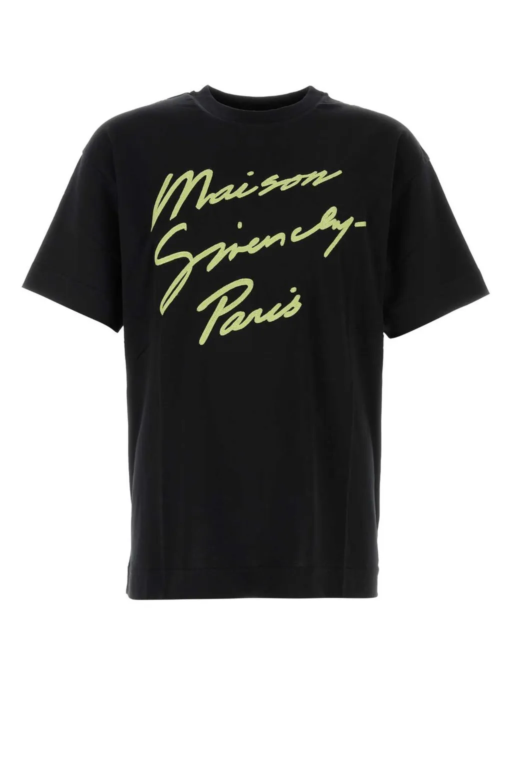 Givenchy Slogan Embroidered Crewneck T-Shirt